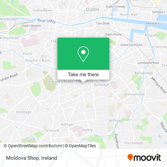 Moldova Shop map