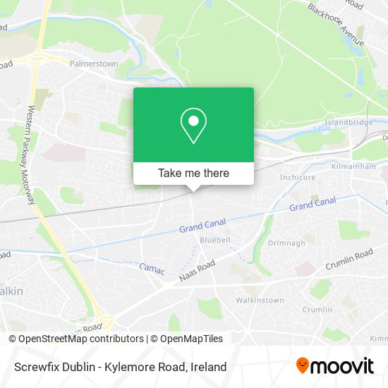 Screwfix Dublin - Kylemore Road map