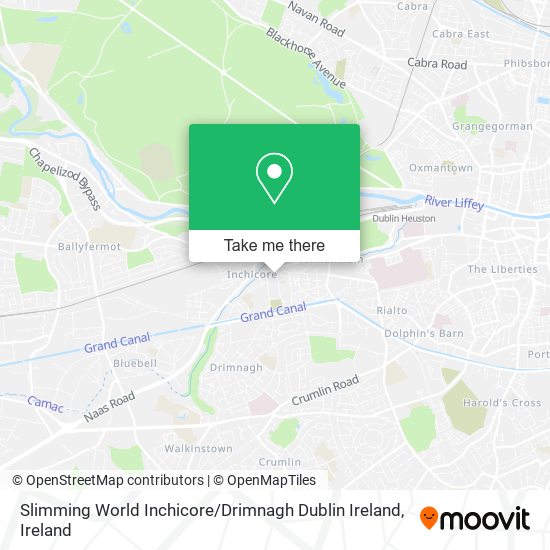 Slimming World Inchicore / Drimnagh Dublin Ireland map