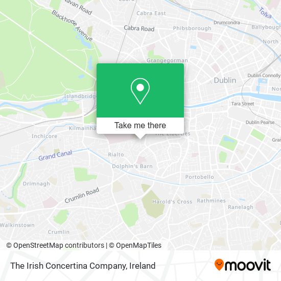 The Irish Concertina Company map