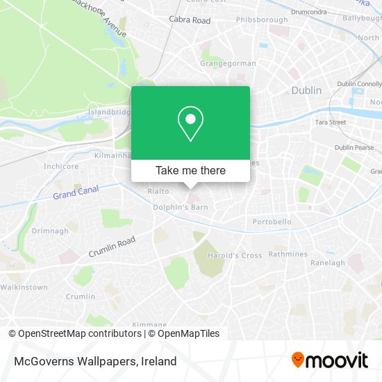 McGoverns Wallpapers map