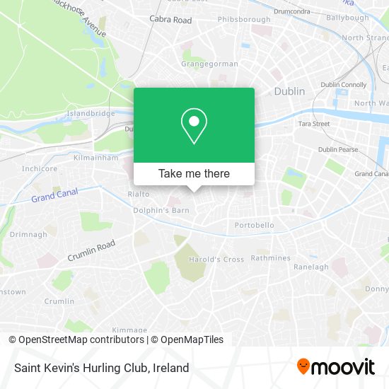 Saint Kevin's Hurling Club map