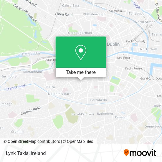 Lynk Taxis map