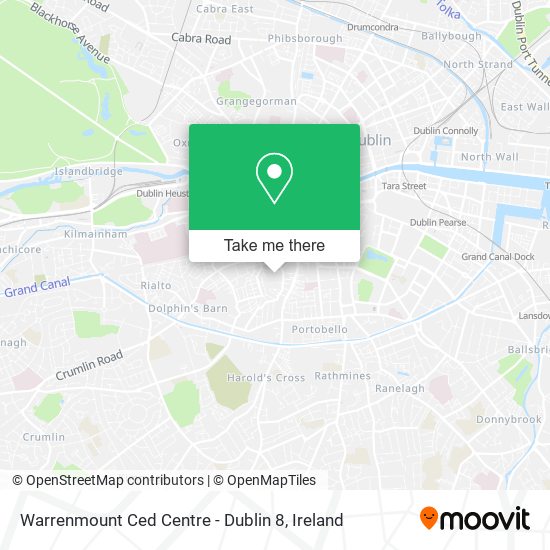 Warrenmount Ced Centre - Dublin 8 map
