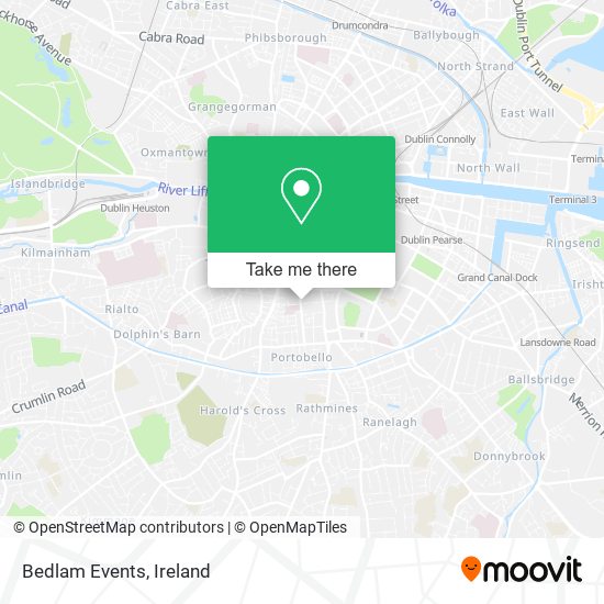 Bedlam Events map