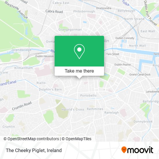 The Cheeky Piglet map