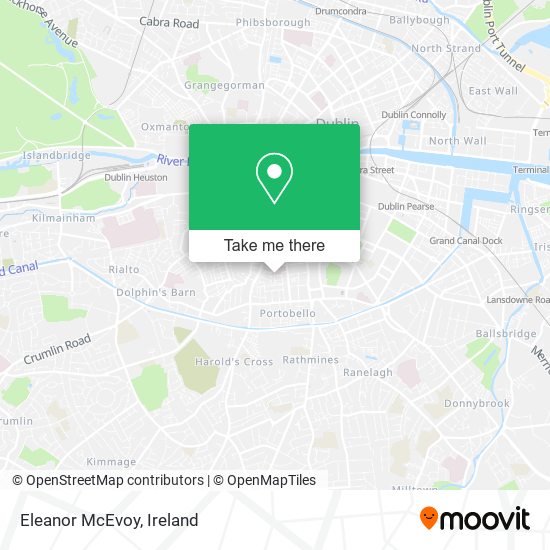 Eleanor McEvoy map