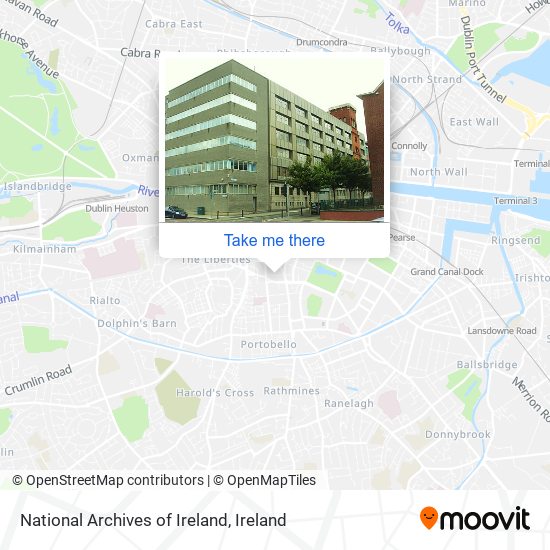 National Archives of Ireland map