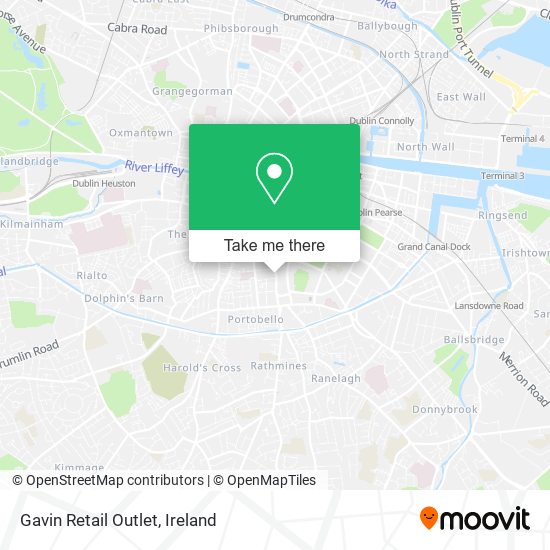Gavin Retail Outlet map