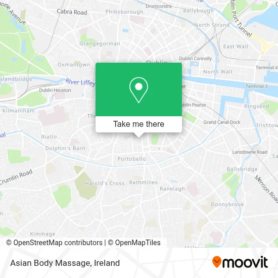 Asian Body Massage map