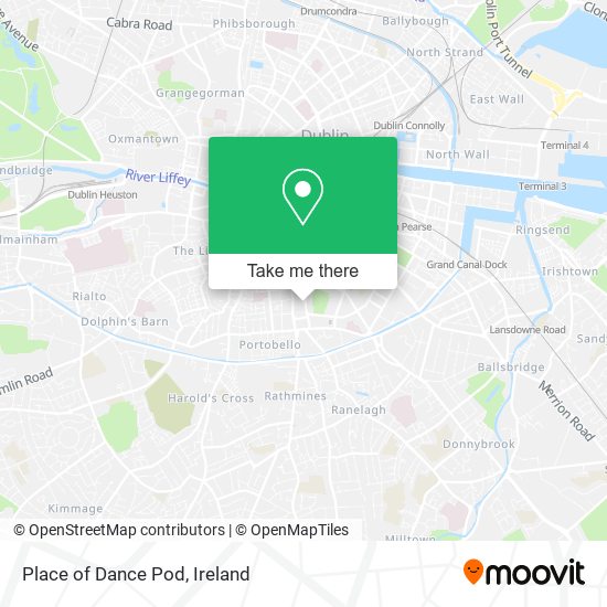 Place of Dance Pod map