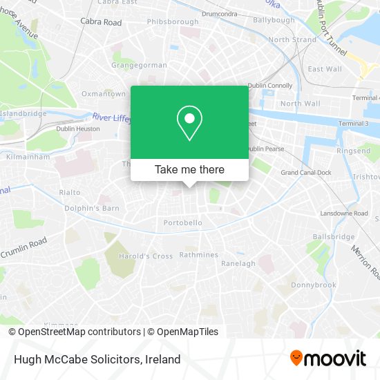 Hugh McCabe Solicitors map