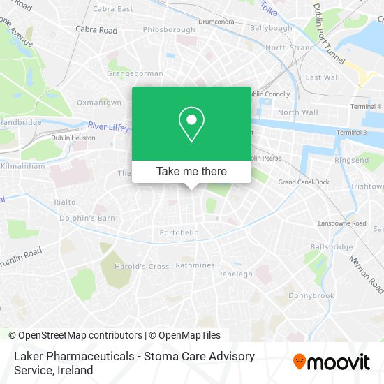 Laker Pharmaceuticals - Stoma Care Advisory Service map