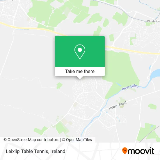 Leixlip Table Tennis map