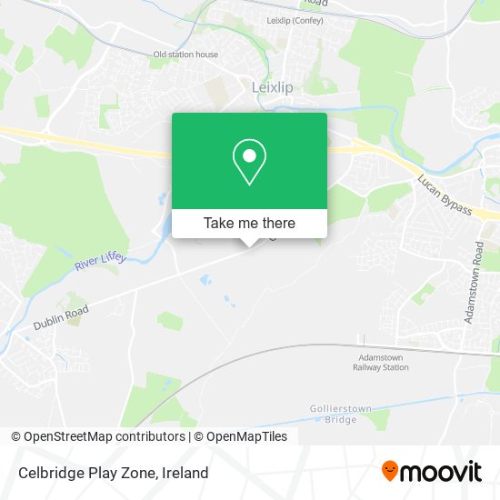 Celbridge Play Zone map