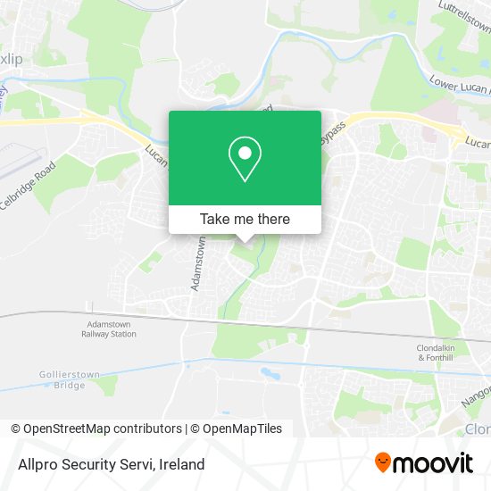 Allpro Security Servi map