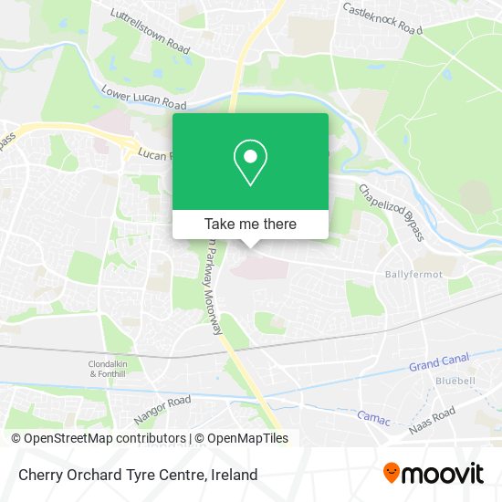 Cherry Orchard Tyre Centre map