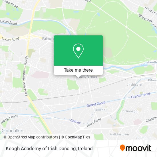 Keogh Academy of Irish Dancing map