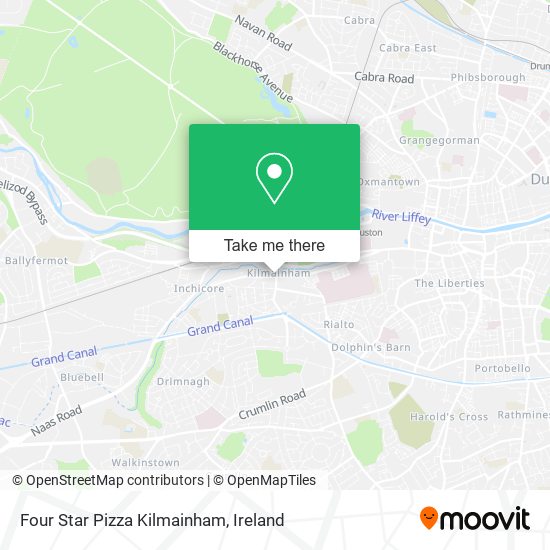 Four Star Pizza Kilmainham map