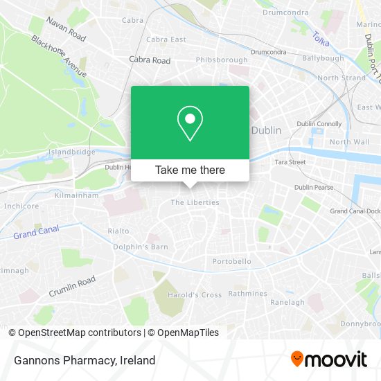 Gannons Pharmacy map