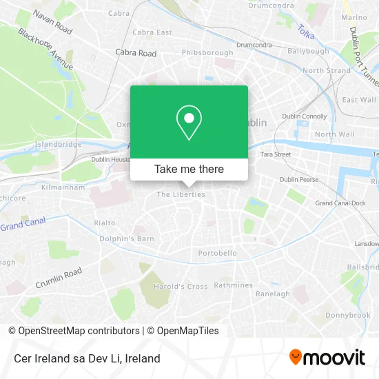 Cer Ireland sa Dev Li map