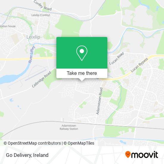 Go Delivery map