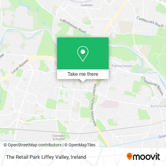 The Retail Park Liffey Valley map