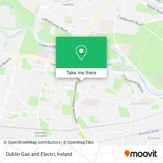 Dublin Gas and Electri map