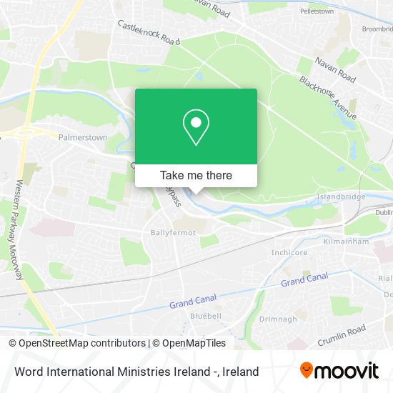 Word International Ministries Ireland - map