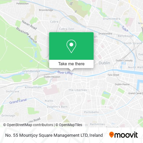 No. 55 Mountjoy Square Management LTD map