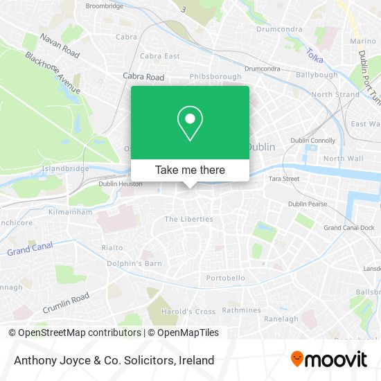 Anthony Joyce & Co. Solicitors map