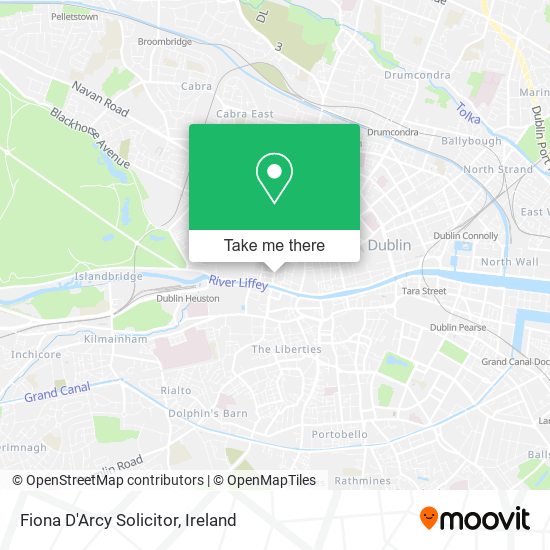 Fiona D'Arcy Solicitor map