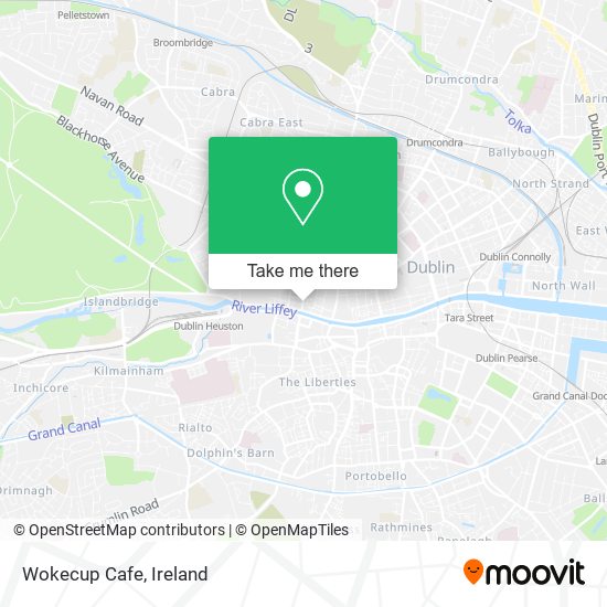 Wokecup Cafe map