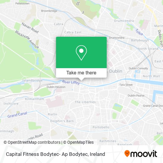 Capital Fitness Bodytec- Ap Bodytec map