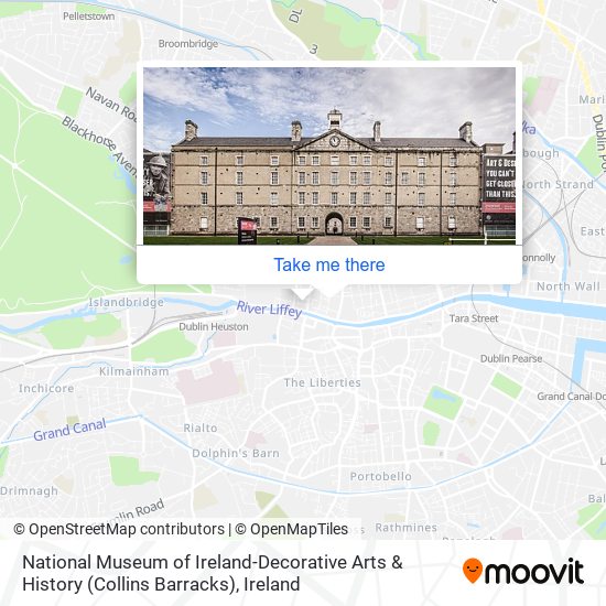 National Museum of Ireland-Decorative Arts & History (Collins Barracks) plan