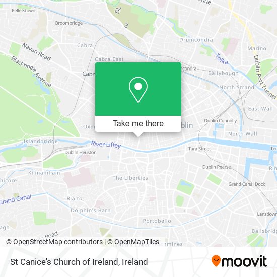 St Canice's Church of Ireland map