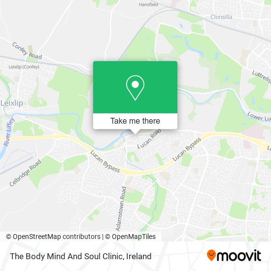 The Body Mind And Soul Clinic map