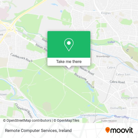 Remote Computer Services map
