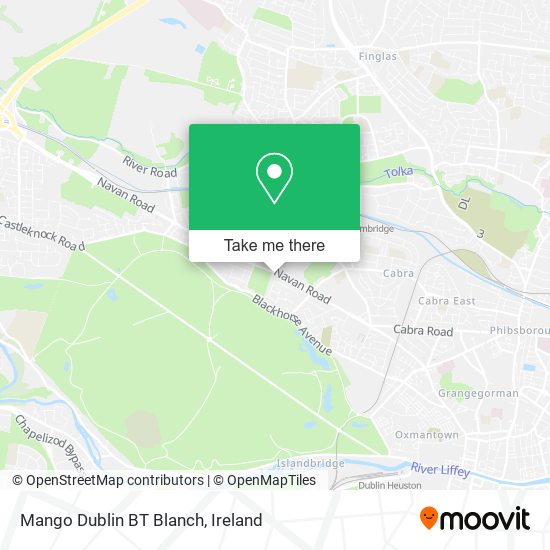 Mango Dublin BT Blanch map
