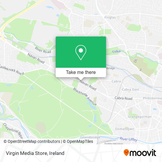 Virgin Media Store map