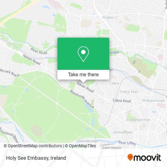 Holy See Embassy map