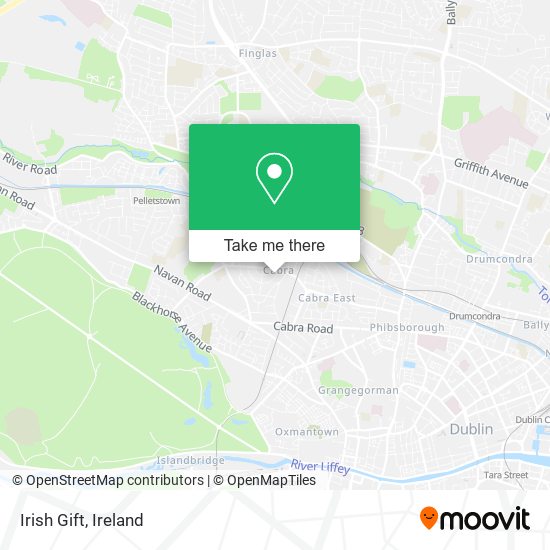 Irish Gift map