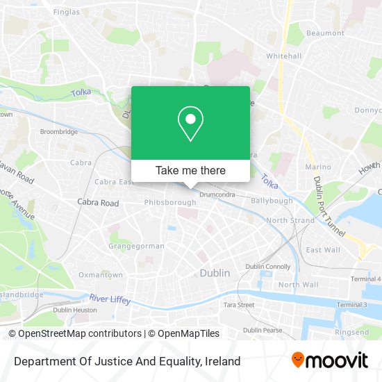 Department Of Justice And Equality map