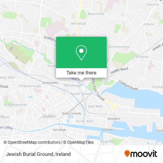 Jewish Burial Ground map