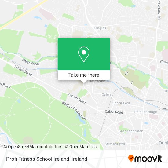 Profi Fitness School Ireland map