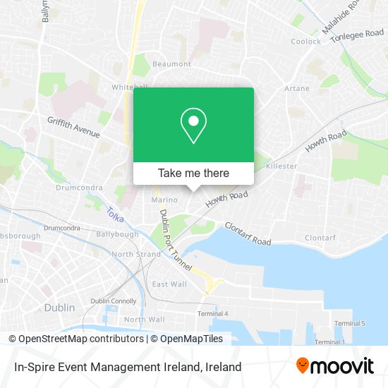 In-Spire Event Management Ireland map