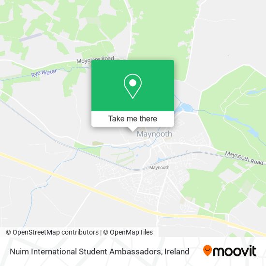 Nuim International Student Ambassadors map