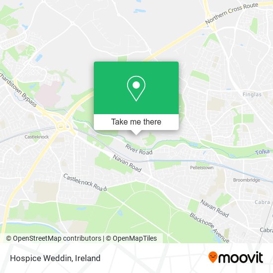 Hospice Weddin map