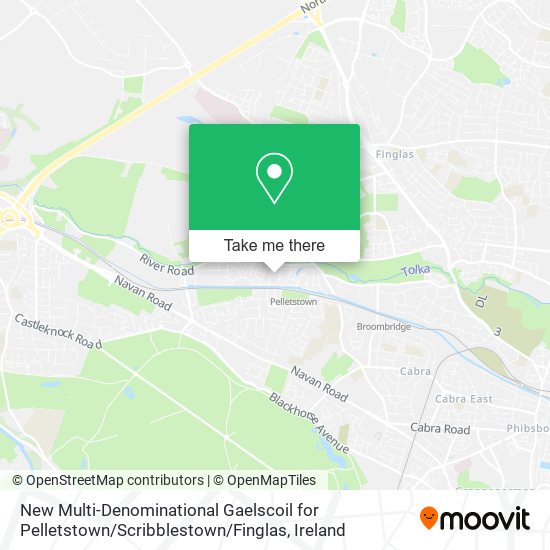 New Multi-Denominational Gaelscoil for Pelletstown / Scribblestown / Finglas map