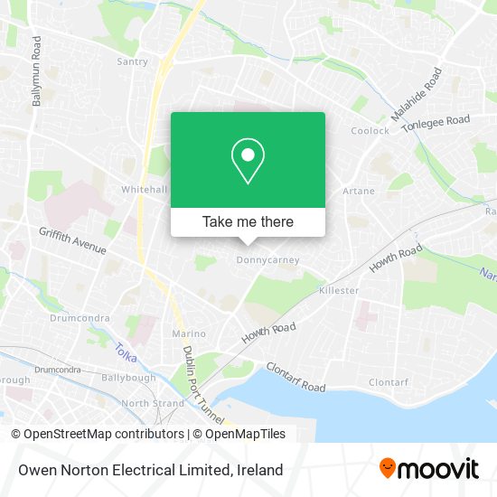 Owen Norton Electrical Limited map